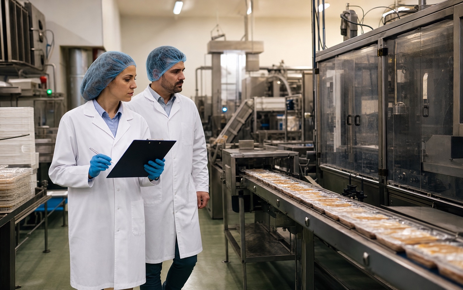 Audit interno su una linea di produzione alimentare