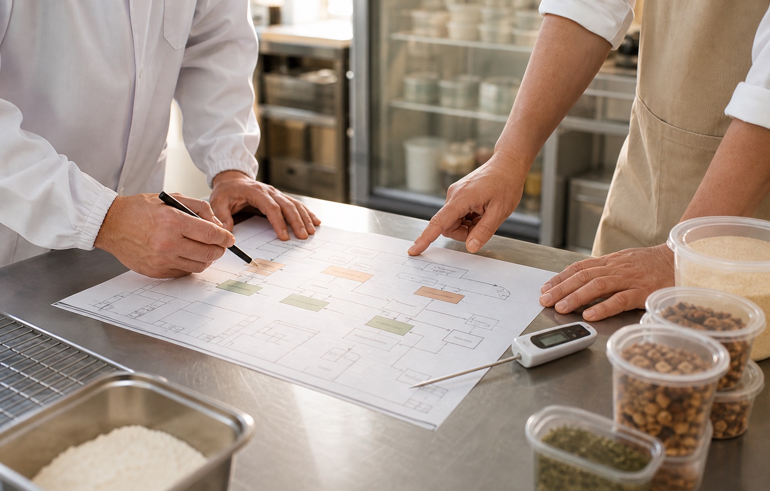 Revisione operativa di un piano HACCP in un laboratorio alimentare